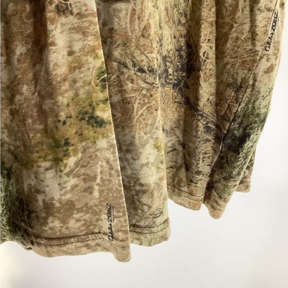 Hunting Zone Men Camo Print Long Sleeve Crew Neck Performance T-Shirts  2XL - Picture 5 of 9